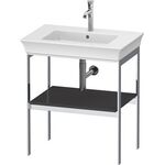 Duravit Metallkonsole WHITE TULIP 760x684x450mm graphit hochglanz
