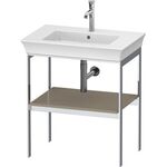 Duravit Metallkonsole WHITE TULIP 760x684x450mm steingrau hochglanz