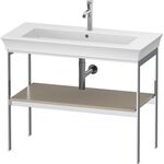Duravit Metallkonsole WHITE TULIP 760x984x450mm taupe seidenmatt