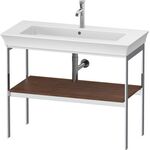 Duravit Metallkonsole WHITE TULIP 760x984x450mm amerikanisch nussbaum