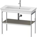 Duravit Metallkonsole WHITE TULIP 760x984x450mm steingrau seidenmatt
