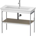 Duravit Metallkonsole WHITE TULIP 760x984x450mm steingrau hochglanz