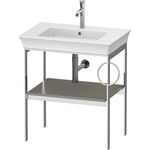 Duravit Metallkonsole WHITE TULIP 760x684x450mm Steingr sdm HTH rechts