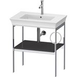 Duravit Metallkonsole WHITE TULIP 760x684x450mm grap hgl HTH rechts