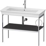 Duravit Metallkonsole WHITE TULIP 760x984x450mm grap hgl HTH rechts