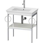 Duravit Metallkonsole WHITE TULIP 760x684x450mm weiß seidenmatt