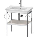 Duravit Metallkonsole WHITE TULIP 760x684x450mm nordic weiß seidenmatt