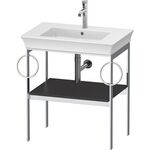 Duravit Metallkonsole WHITE TULIP 760x684x450mm graphit seidenmatt