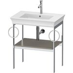Duravit Metallkonsole WHITE TULIP 760x684x450mm steingrau seidenmatt