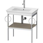 Duravit Metallkonsole WHITE TULIP 760x684x450mm steingrau hochglanz