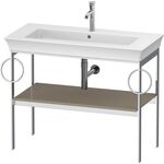 Duravit Metallkonsole WHITE TULIP 760x984x450mm steingrau hochglanz