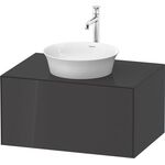 Duravit Waschtischunterbau WHITE TULIP 408x800x550mm graphit hochglanz