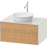 Duravit Waschtischunterbau WHITE TULIP 408x800x550mm Ei na mass / we seidenmatt
