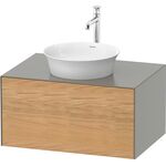 Duravit Waschtischunterbau WHITE TULIP 408x800x550mm Ei na mass / Steingr sdm