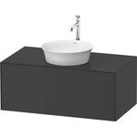 Duravit Waschtischunterbau WHITE TULIP 408x1000x550mm graphit seidenmatt