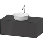 Duravit Waschtischunterbau WHITE TULIP 408x1000x550mm graphit hochglanz
