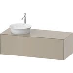 Duravit Waschtischunterbau WHITE TULIP 408x1300x550mm ta sdm Waschtisch links