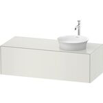 Duravit Waschtischunterbau WHITE TULIP 408x1300x550mm we sdm Waschtisch rechts