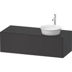 Duravit Waschtischunterbau WHITE TULIP 408x1300x550mm gra sdm Waschtisch rechts