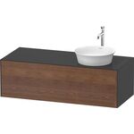 Duravit Waschtischunterbau WHITE TULIP 408x1300x550mm amerik NB / gra hgl WT re