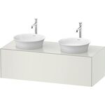 Duravit Waschtischunterbau WHITE TULIP 408x1300x550mm weiß seidenmatt