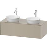 Duravit Waschtischunterbau WHITE TULIP 408x1300x550mm taupe seidenmatt