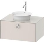 Duravit Waschtischunterbau WHITE TULIP 408x800x550mm nordic weiß seidenmatt