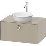 Duravit Waschtischunterbau WHITE TULIP 408x800x550mm taupe seidenmatt