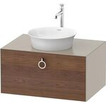 Duravit Waschtischunterbau WHITE TULIP 408x800x550mm amerik NB / ta seidenmatt