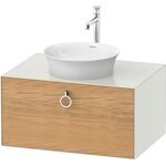 Duravit Waschtischunterbau WHITE TULIP 408x800x550mm Ei na mass / we seidenmatt