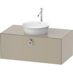 Duravit Waschtischunterbau WHITE TULIP 408x1000x550mm taupe seidenmatt