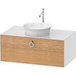 Duravit Waschtischunterbau WHITE TULIP 408x1000x550mm Ei na mass / we hochglanz