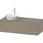 Duravit Waschtischunterbau WHITE TULIP 408x1300x550mm Steingr hgl WT links