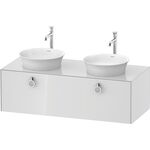 Duravit Waschtischunterbau WHITE TULIP 408x1300x550mm weiß hochglanz