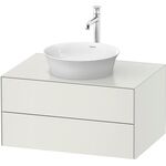 Duravit Waschtischunterbau WHITE TULIP 408x800x550mm weiß seidenmatt
