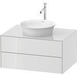 Duravit Waschtischunterbau WHITE TULIP 408x800x550mm weiß hochglanz