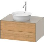 Duravit Waschtischunterbau WHITE TULIP 408x800x550mm Ei na mass / ta seidenmatt