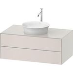 Duravit Waschtischunterbau WHITE TULIP 408x1000x550mm nordic weiß seidenmatt