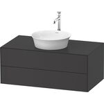 Duravit Waschtischunterbau WHITE TULIP 408x1000x550mm graphit seidenmatt