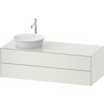 Duravit Waschtischunterbau WHITE TULIP 408x1300x550mm we sdm Waschtisch links
