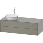 Duravit Waschtischunterbau WHITE TULIP 408x1300x550mm Steingr sdm WT links