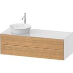 Duravit Waschtischunterbau WHITE TULIP 408x1300x550mm Ei na mass / we hgl WT li