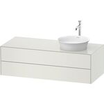 Duravit Waschtischunterbau WHITE TULIP 408x1300x550mm we sdm Waschtisch rechts