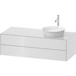 Duravit Waschtischunterbau WHITE TULIP 408x1300x550mm we hgl Waschtisch rechts