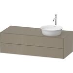 Duravit Waschtischunterbau WHITE TULIP 408x1300x550mm Steingr hgl WT rechts