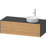 Duravit Waschtischunterbau WHITE TULIP 408x1300x550mm Ei na mass /graphit hgl W