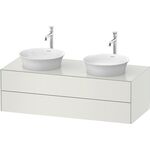 Duravit Waschtischunterbau WHITE TULIP 408x1300x550mm weiß seidenmatt