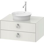 Duravit Waschtischunterbau WHITE TULIP 410x800x550mm weiß seidenmatt
