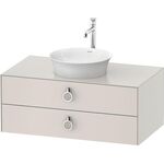 Duravit Waschtischunterbau WHITE TULIP 408x1000x550mm nordic weiß seidenmatt