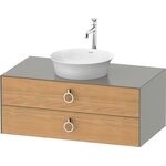 Duravit Waschtischunterbau WHITE TULIP 408x1000x550mm Ei na mass / Steingr sdm